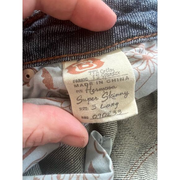 Vintage Y2K 2000s Bullhead Hermosa Women's Jeans Super Skinny Size 3 Long - Picture 6 of 7